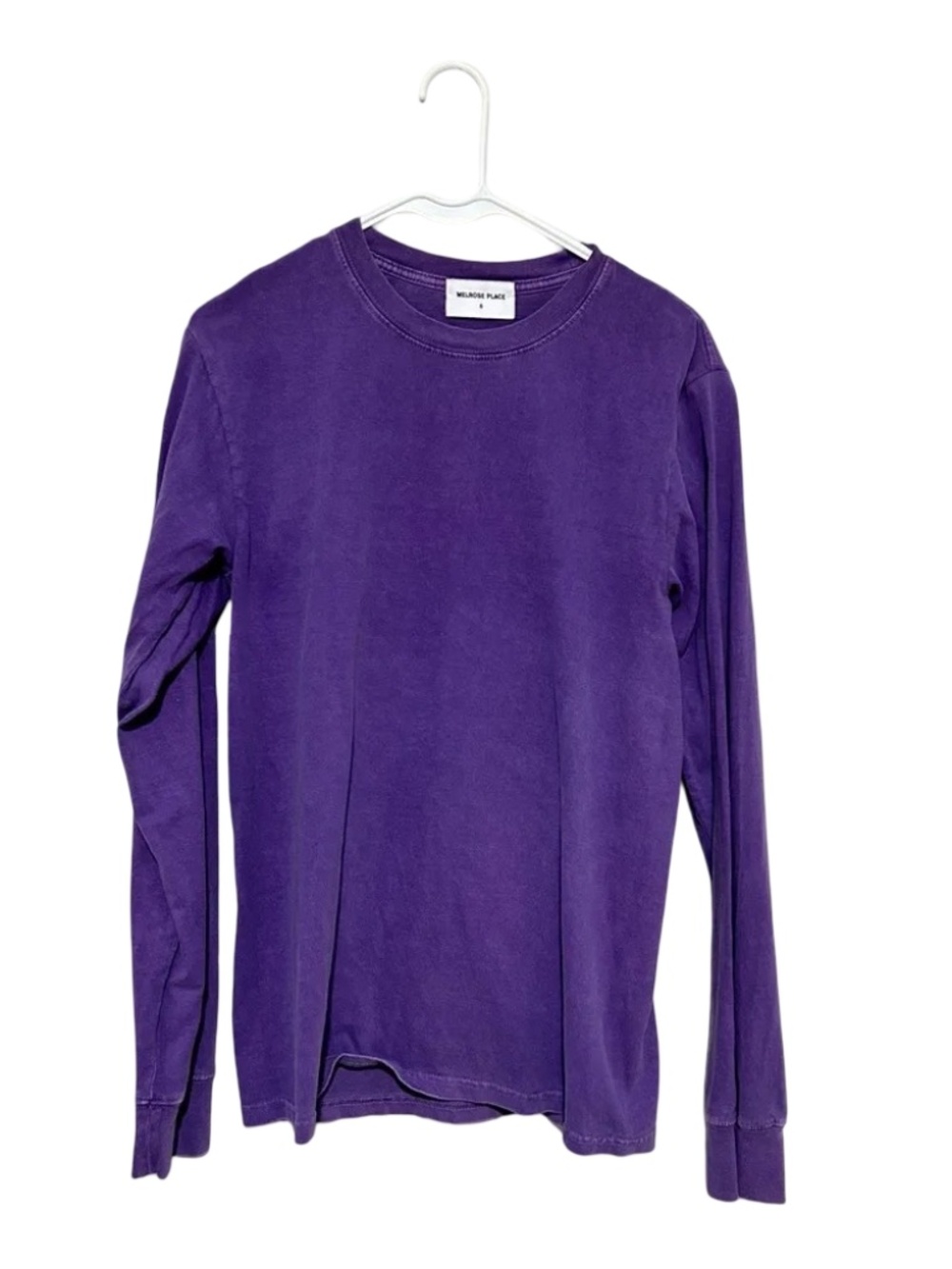 Melrose Place Skater Style Long Sleeve‎ Shirt Purple Size Small